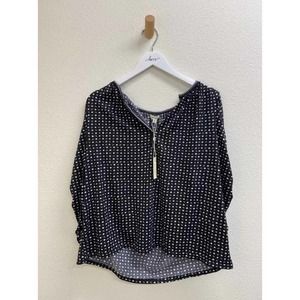 Max Studio Top Black Size XL NWT